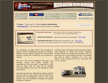 Tablet Screenshot of frontdist.com